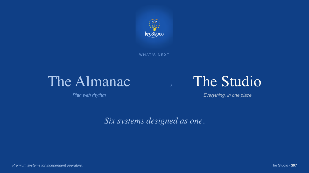 The Almanac — upgrade statement